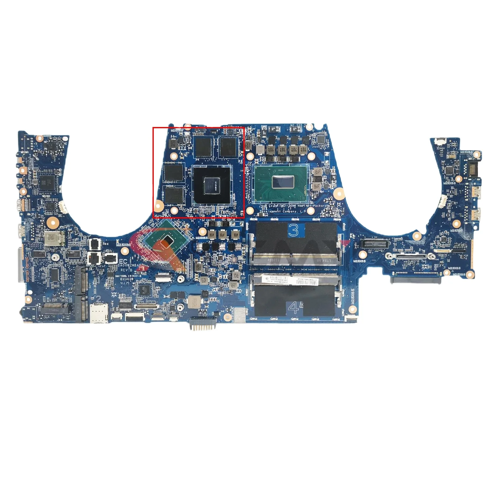 

For HP ZBOOK 15 G5 Motherboard Mainboard DA0XW2MBAB0 DAXW2CMBAF0 motherboard I5 I7 8th Gen E-2176M CPU with GPU