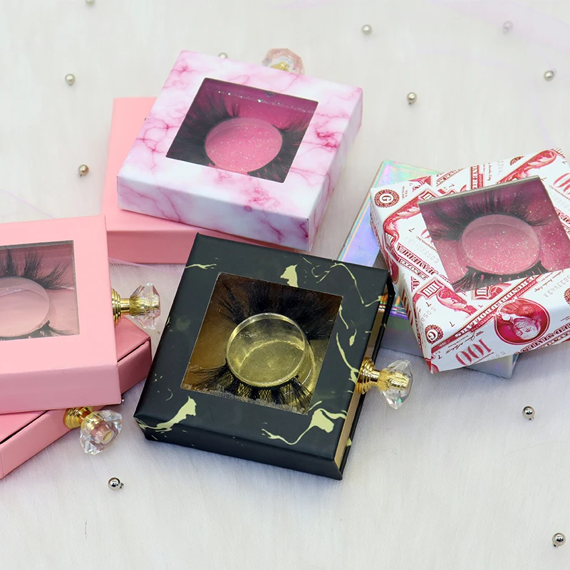 

Private Label customized eyelash box Clear black band mink fur lashes 100% 25 mm eyelashes wholesale 3d faux mink, Natural black