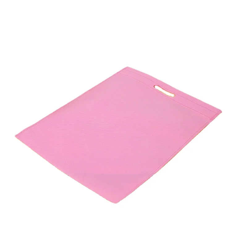 

Custom printing plain non-woven shopping bag eco bag die cut handle non woven bag with logo, Customized color
