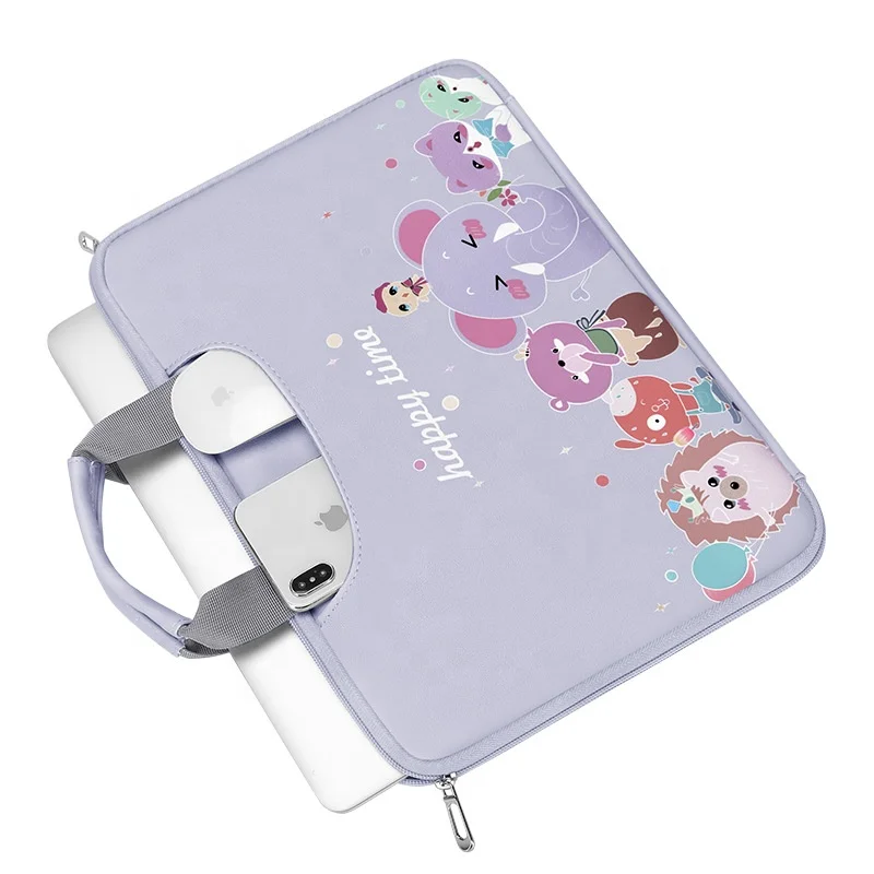 

Hot sale 15 inch teen-age digital printing PU book bags laptop bags, Customized