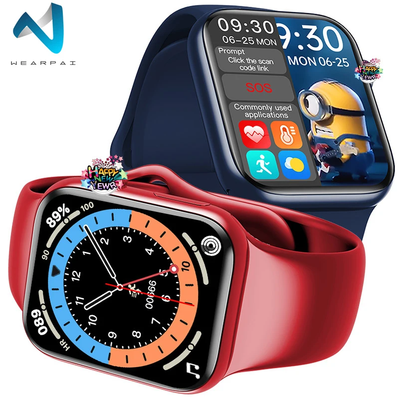 

Wearpai HW16 Smart Watch 44MM 320*385" Oxygen measure Heart Rate Monitor Dial-Call HW12 pro HW22 Smartwatch PK IWO W56 FK88