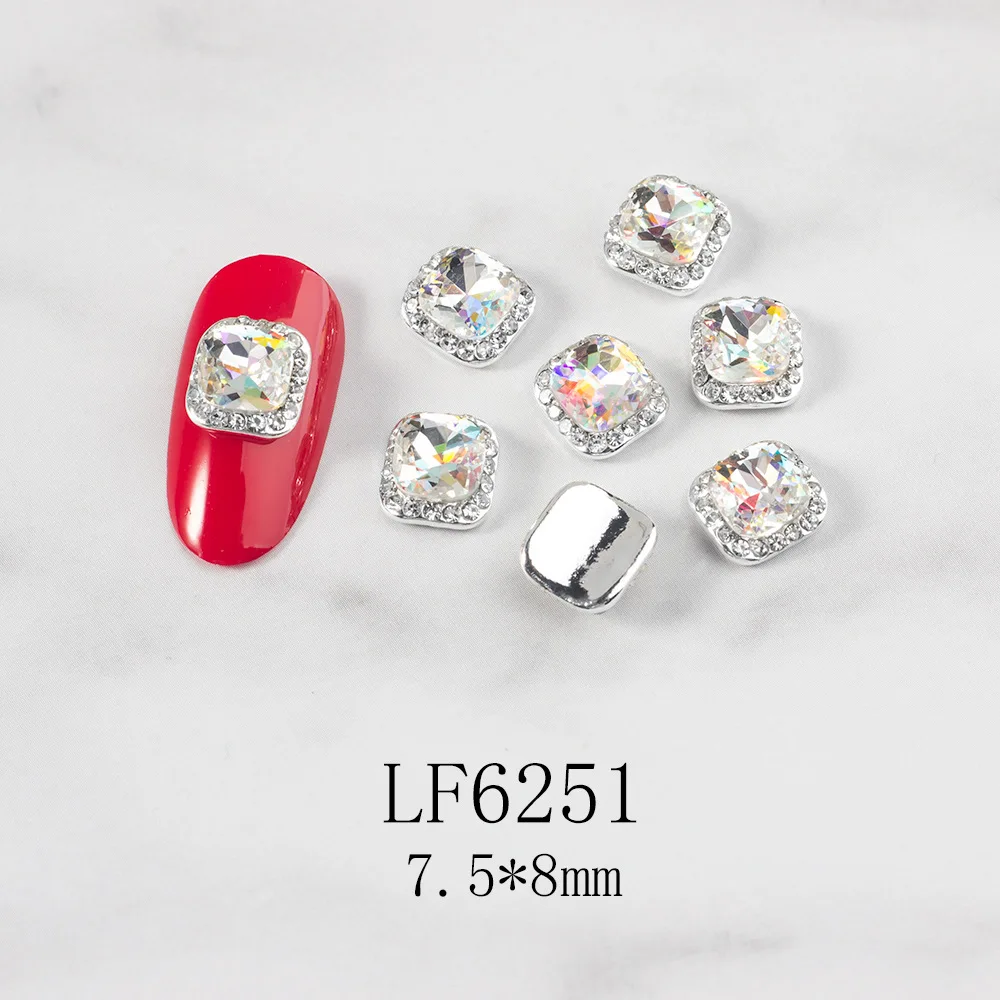 

NAR013 29 Styles 3D Diamond Heart DIY Nail Charms Jewelry nail designs art decoration Fashion nail art accessories wholesale