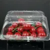 Disposable Pet Plastic Fruit Vegetable Container Strawberry Packaging For Frames