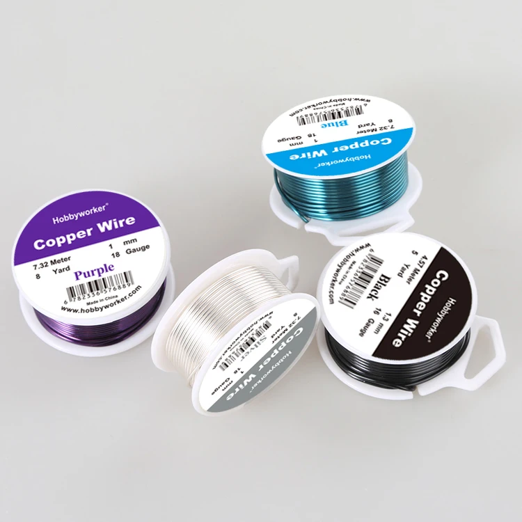 

XuQian 8 Size Of Multi Coloured Copper Beading Wire for DIY Jewelry Craft