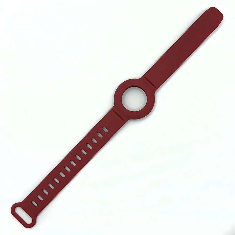 

New Design Skin Protective Case Watch Band for Air Tags Silicone Soft Cover Case For Apple AirTags Watch Strap, Customized