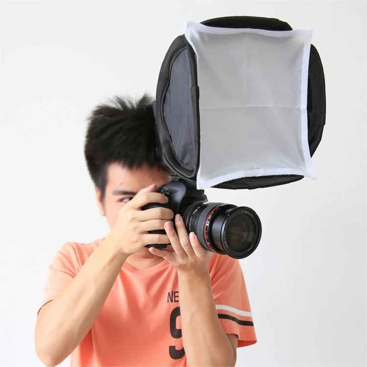 

Dropshipping PULUZ Foldable Photography Lighting Kit Softbox Flash Light Diffuser Softbox Cover, Size: 23cm x 23cm