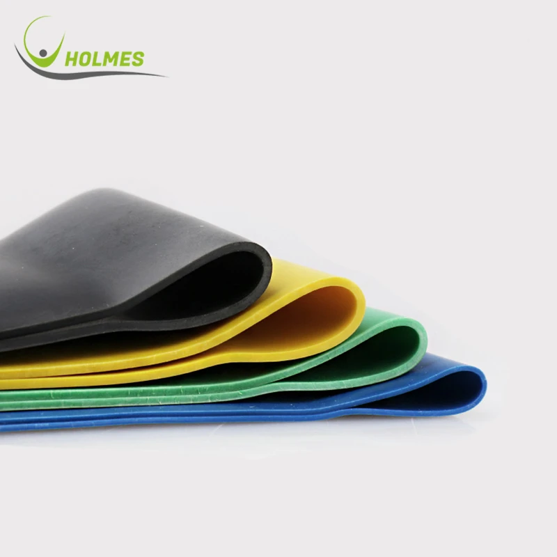 

High Quality Private Label Latex Elastic Stretch Loop Resistance Bands, Green+grey/custom