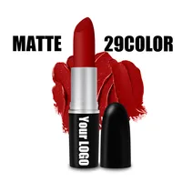 

MYG low MOQ Wholesale Private Label Makeup Waterproof matte lipstick over 30+ colors