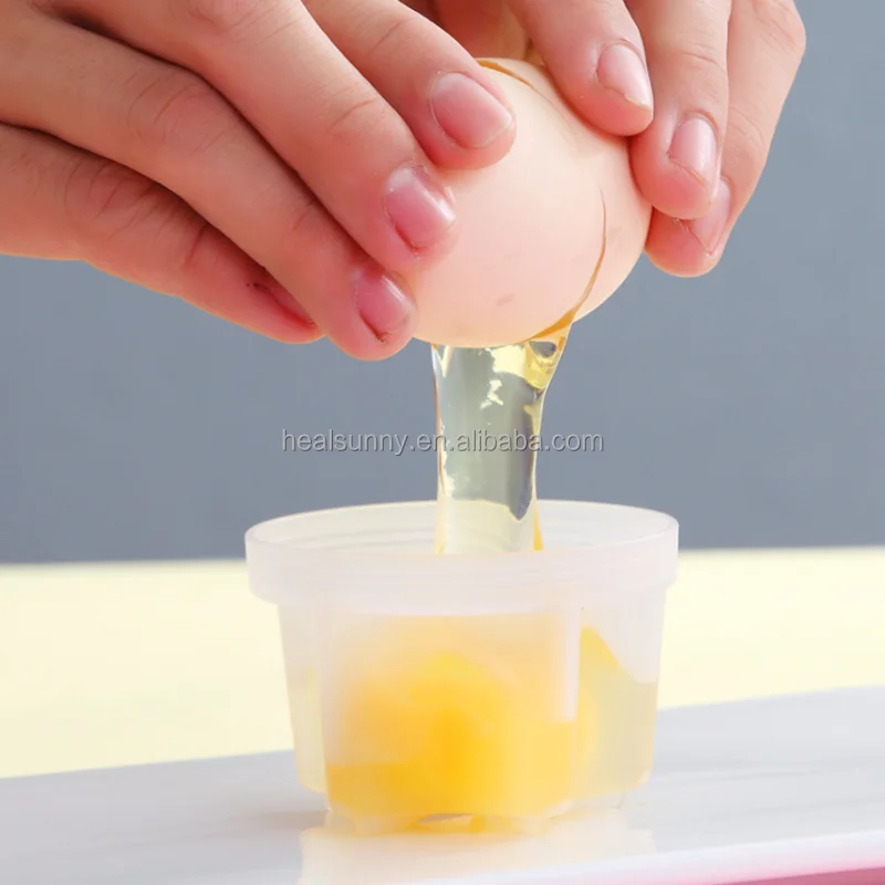 

Creative Design 4 Pcs/Set Plastic Egg Poacher Boiler Kitchen Egg Cooker Tools Egg Mold Form Maker With Lid Brush, Customized