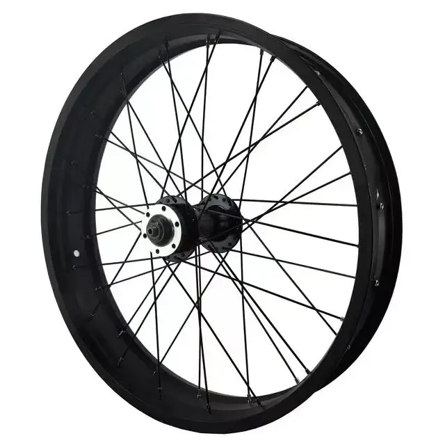 20x4.0 20 Inch 36pcs Spoke 135mm Dropout Open Size Fat Tire Snow Bike Electric Bicycle Bike Ebike Front Wheel