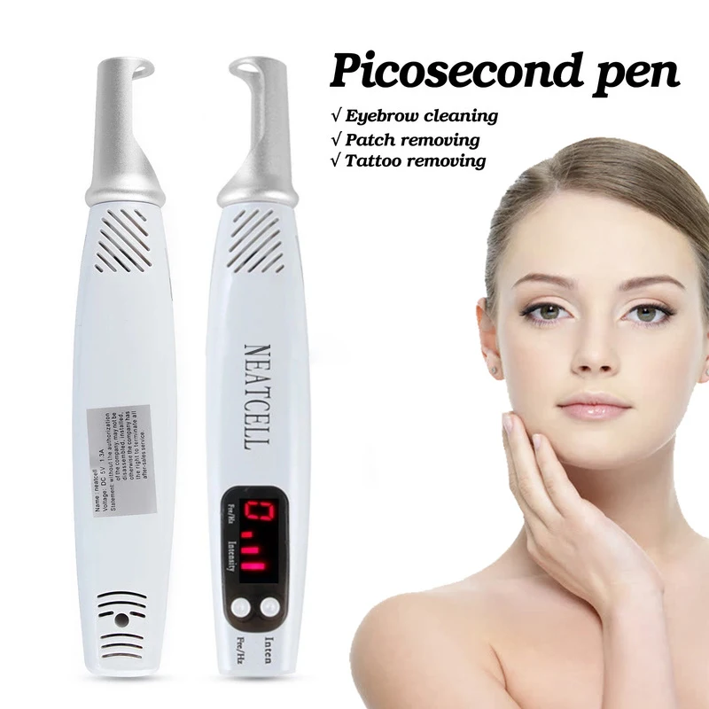 

Removing Tattoo Scar Freckle Mole Skin care Handheld laser Picosecond Pen