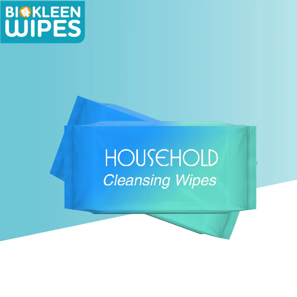 

Lookon Best Selling Custom Logo Disposable Non Woven Household Cleaning Wet Wipes