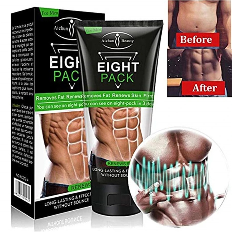 

80ml Eight Pack Fat Burning Abdominal Muscles Slimming Cream Aichun Anti Cellulite Abdomen Eight Pack Fat Burning For Men