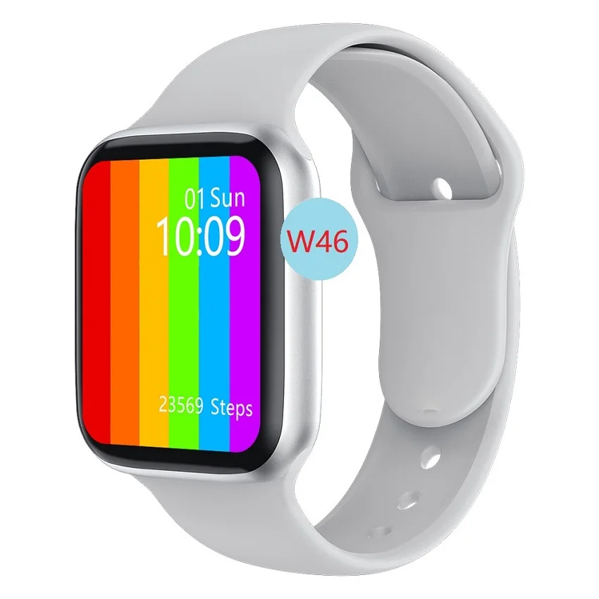 

W46 Smartwatch Iwo 12 Pro 13 1.75 Inch 320*385 Smart Watch Men Women Diy Watch Face Wireless Charger Thermometer