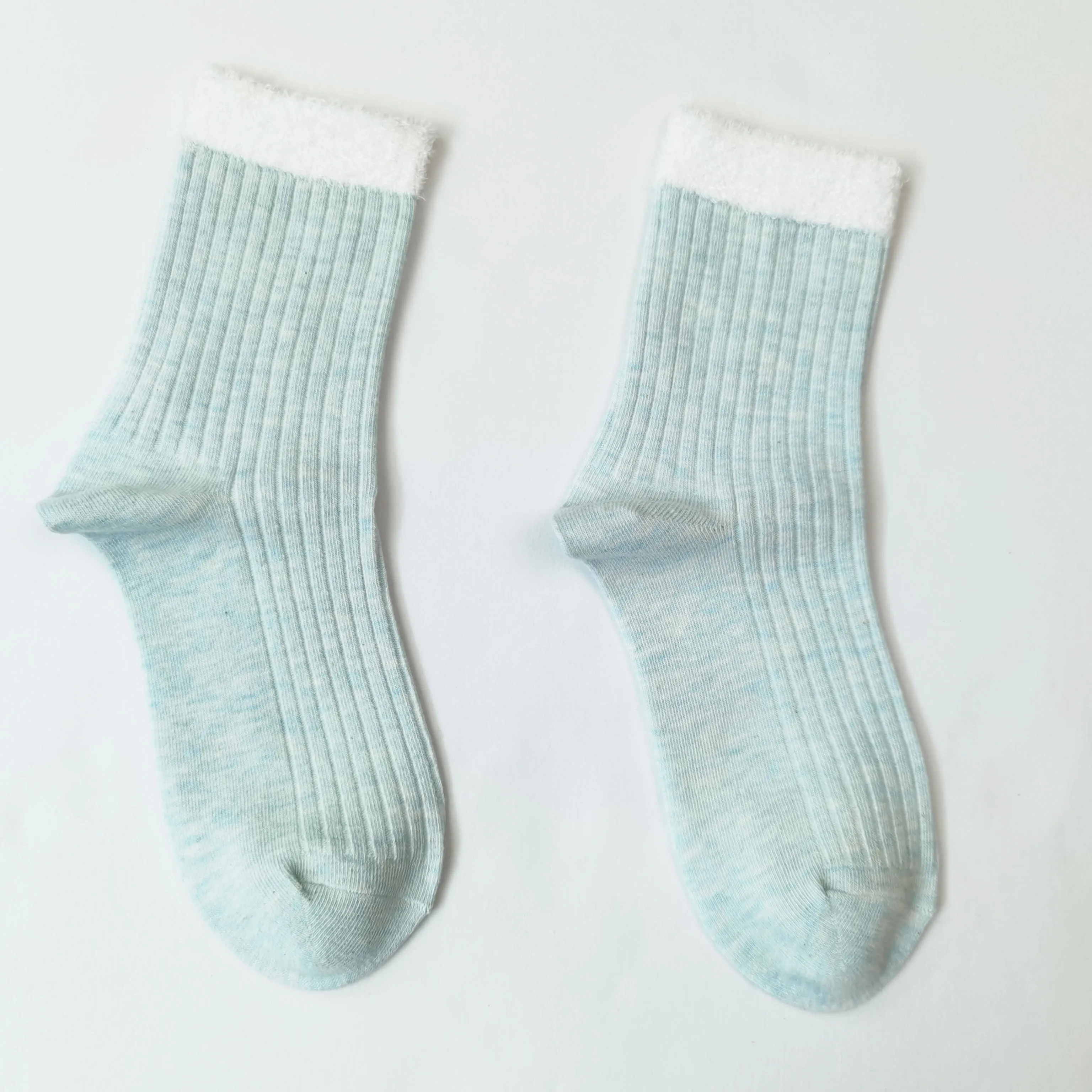 

Sock factory Custom Logo Crew Jacquard Technology Socks Spring Women Sweat Socks