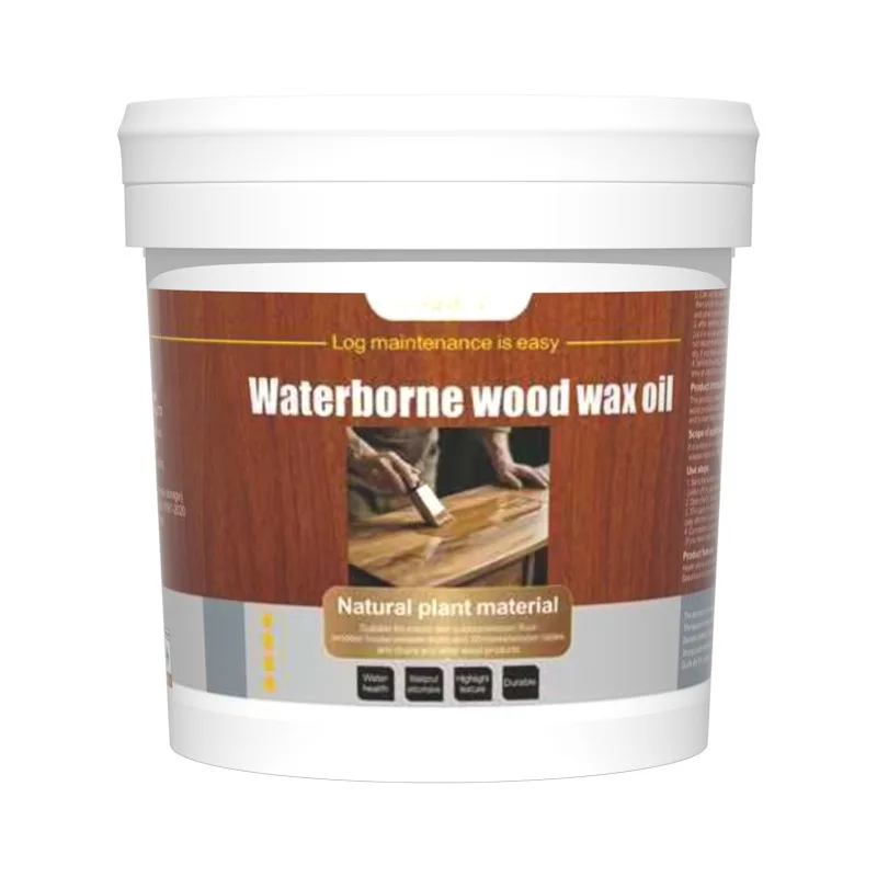 Water-based wood wax oil