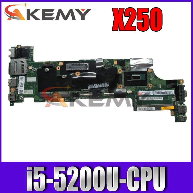 

for Thinkpad X250 Laptop Motherboard 20CL 20CM CPU i5-5200 NM-A091 FRU 00HT379 00HT380 00HT367 00HT368 100% Test Ok