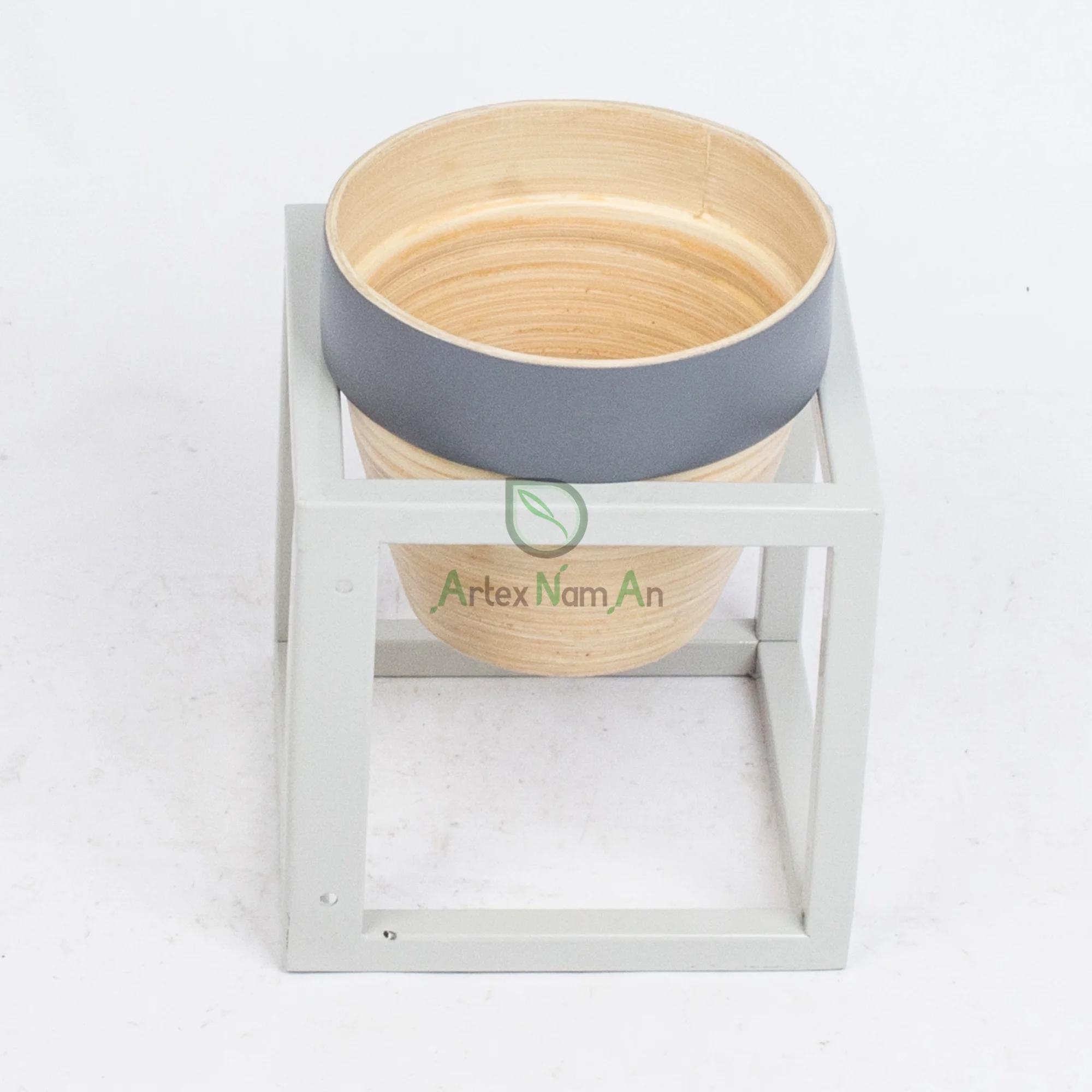 Modern Bamboo Flower Pots & Planters With Stand,Indoor Pots For Plant