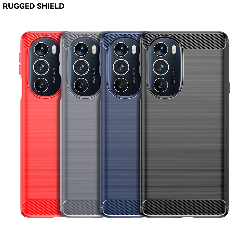 

High Quality Carbon Fiber Phone Case Tpu Phone Back Cover For Motorola Edge X30