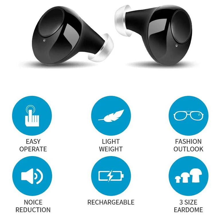 
Jinghao Disability Aids Hearing Aid Rechargeable Ear Communication Device for Hearing Loss 