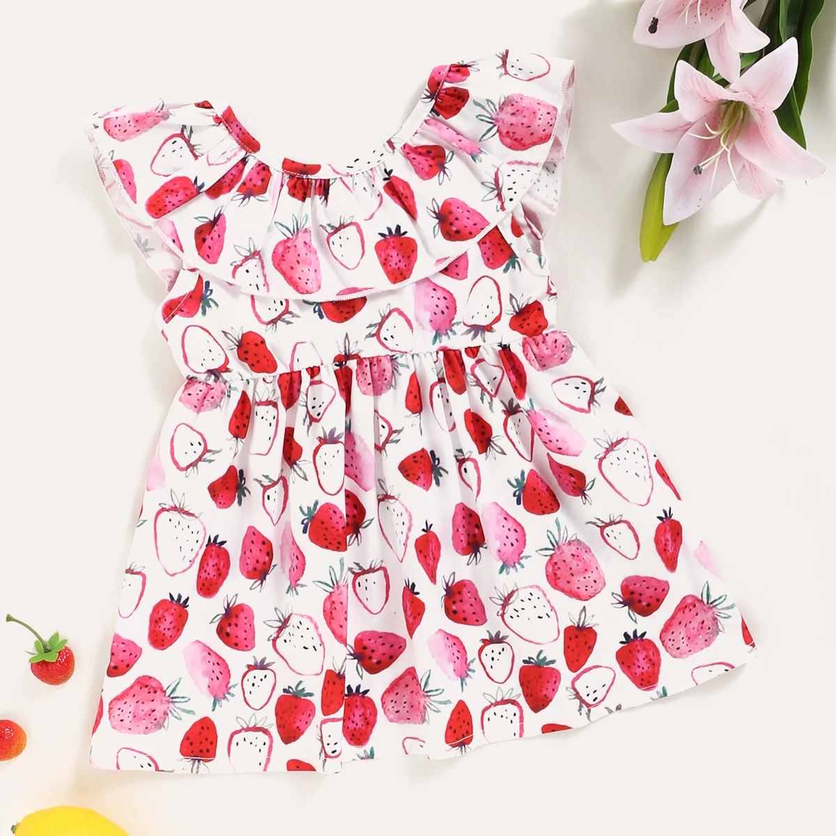 

2021 New girls summer dress sleeveless vest skirt baby skirt children dress baby clothing children clothes, As pictures