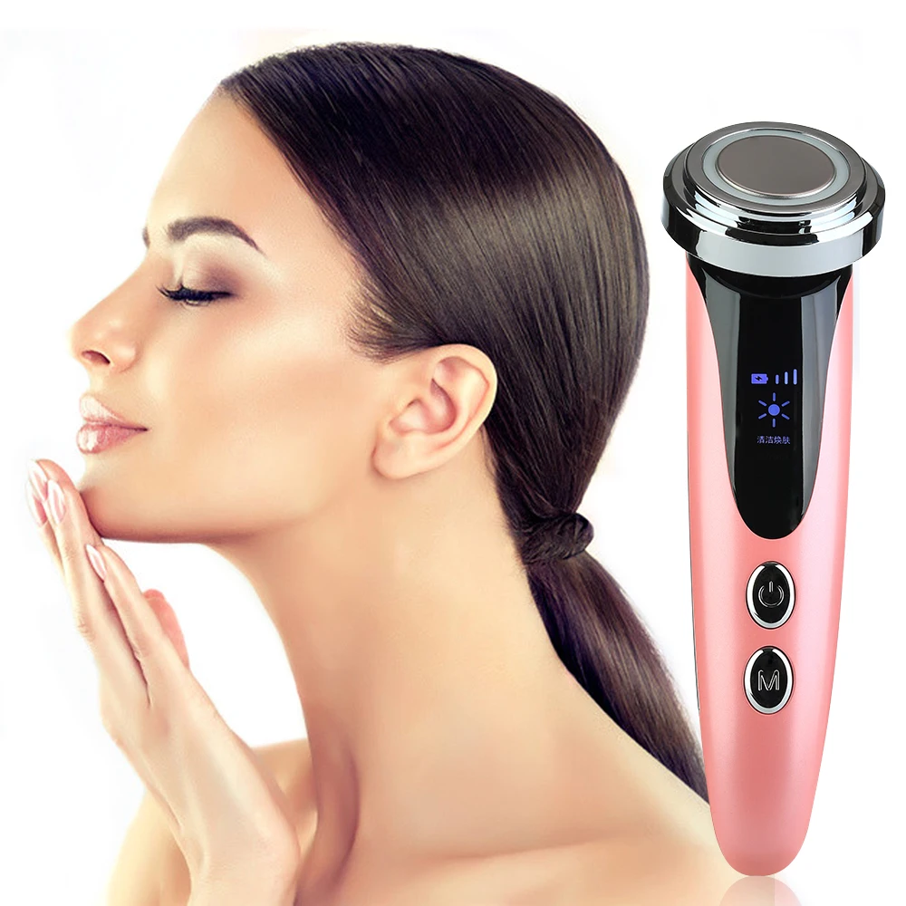 

2021 New Facial Tightening Machine Face Cleaning Care Tools Eye Wrinkle Removal Massager Soin Visage Skin Lifting Tighten Device