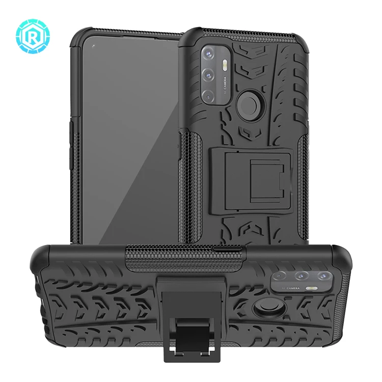 

For Oppo A53 Phone Case Anti-fall 2 In 1 Phone Case
