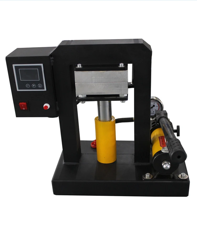 Hydraulic Rosin Press 10 Ton Double Sided Heat Press Manual Rosin Tech Heat Press with Dual Heating Plates