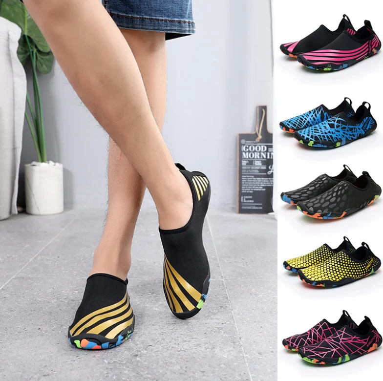 

Mens Womens Water Sport Shoes Barefoot Quick-Dry Aqua Socks for Beach Swim Surf Yoga Exercise, Custom color