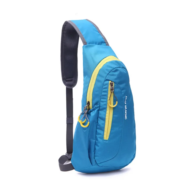 

2022 wholesale multifunction waterproof sling bags sport riding running chest bag fanny packs, 6 colors