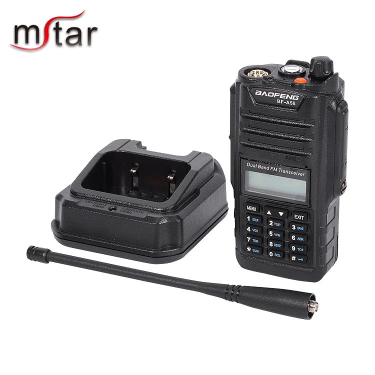 

Waterproof Baofeng A58 Vhf/uhf Handheld Two Way Radio Vhf Hunting Radio Waterproof Intrinsically Safe Radio 12 Months BF-A58 128