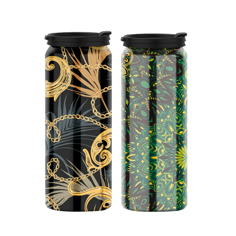 

Mikenda Travel Fashion Insulated Cup Customized Pattern Stainless Steel Type Thermos Water Bottle