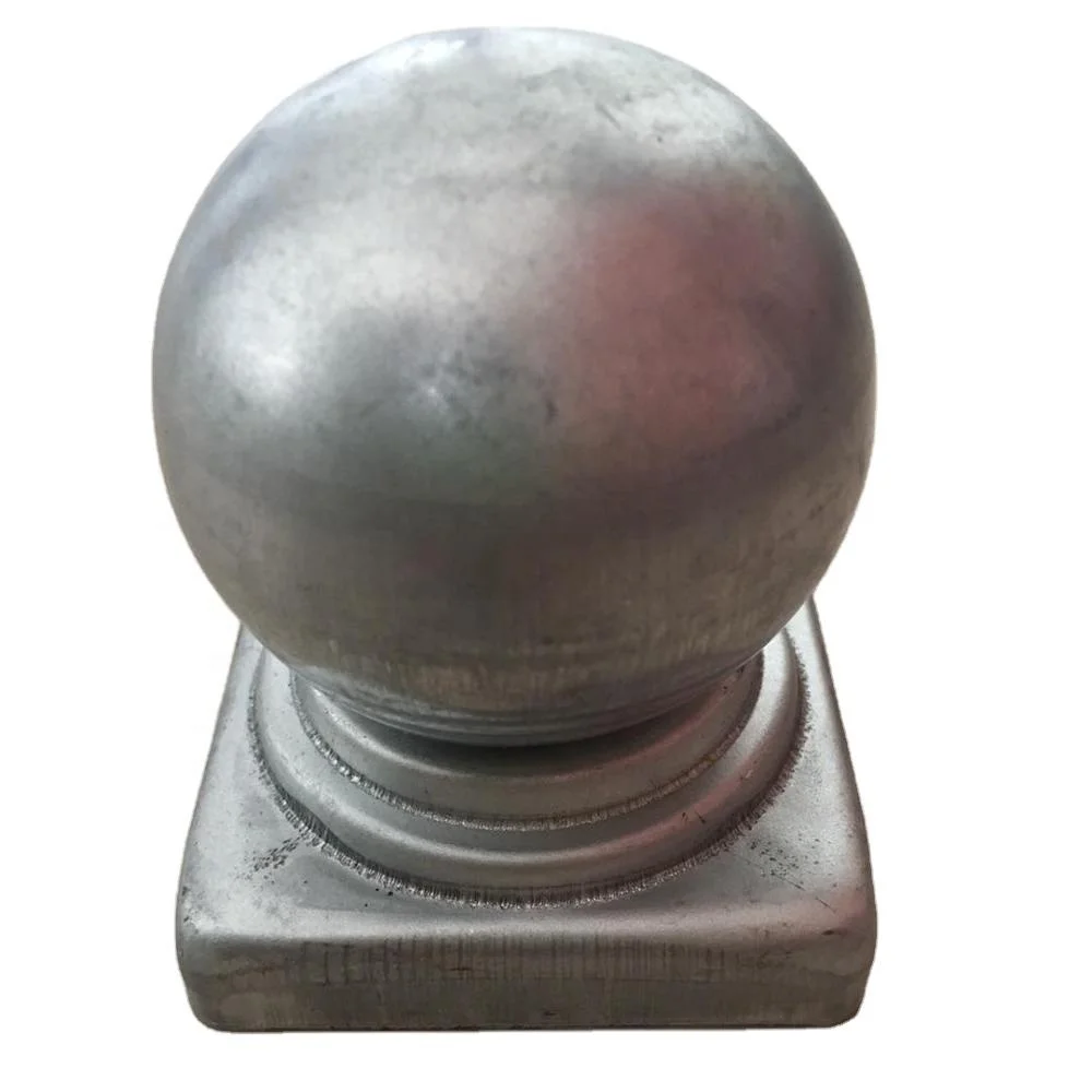 

size 50*50mm wrought iron post cap, Iron color
