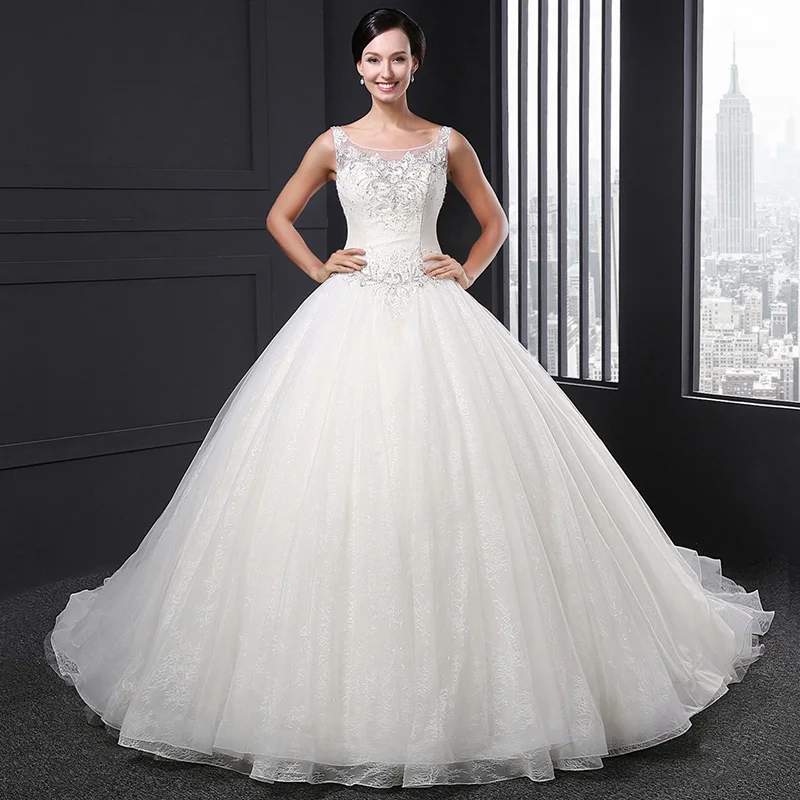 

Q002 wedding dress 2020 bridal gown china sale women real satin elegant simple beaded backless bridesmaid true image sequin