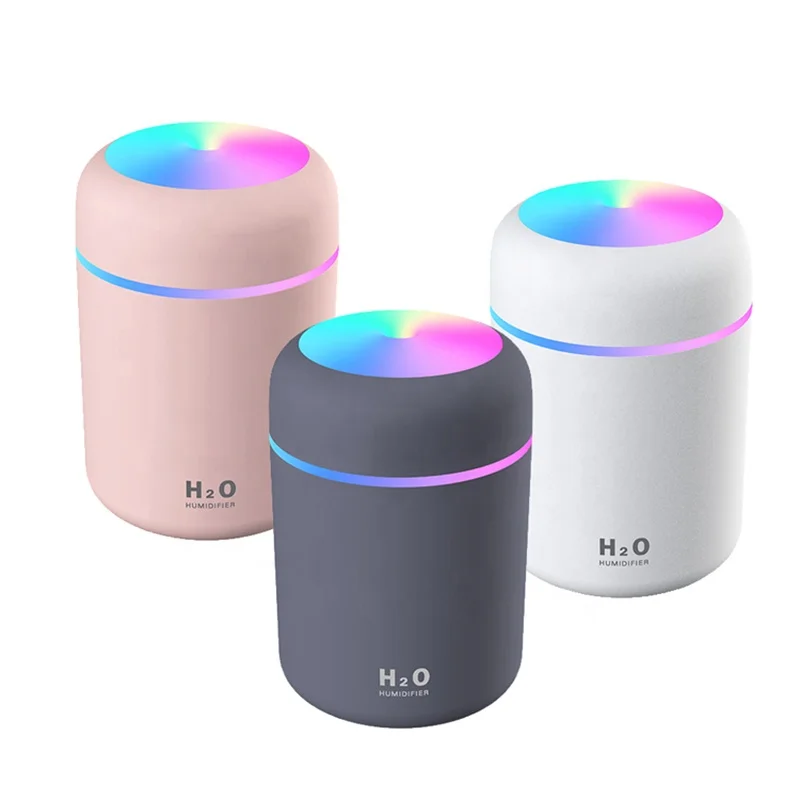 

Hot selling Cool Mist 7 Colors LED h2o portable ultrasonic cool mist humidifier