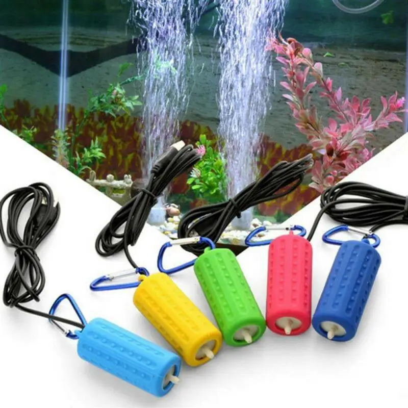 

Aquarium Mini USB Oxygen Air Pump With Stone Accessories Check Valve Mute Hose Energy Saving Supplies Accessories Fish Tank