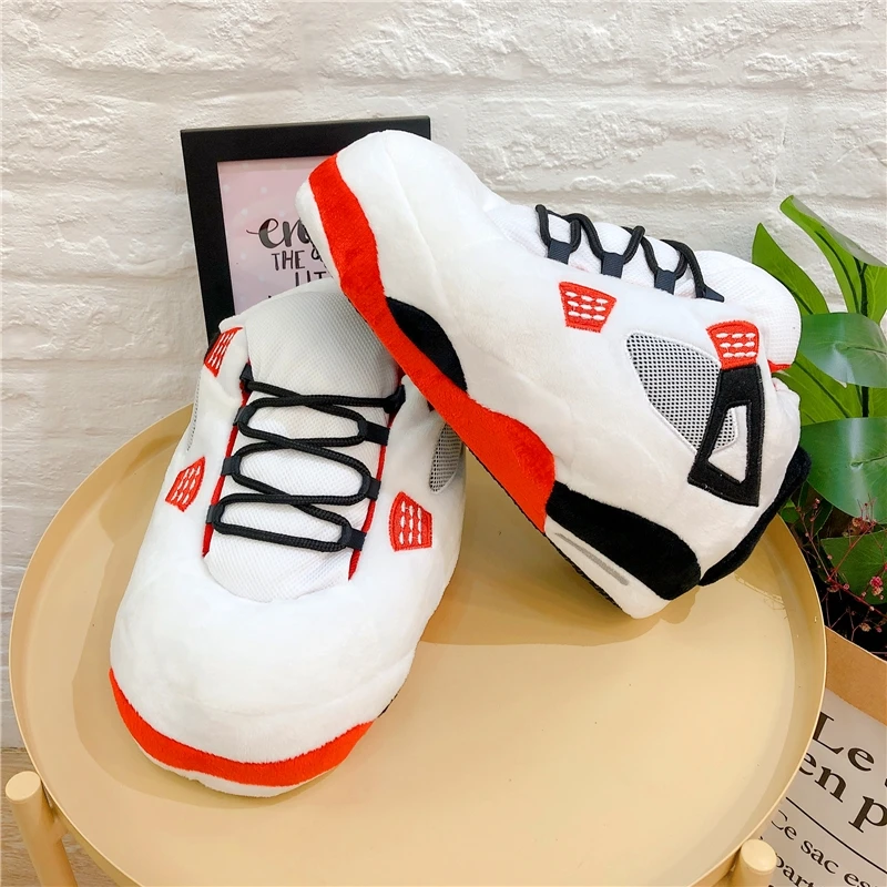 

Wholesale Winter Warm Cotton jordan women Slippers, Red