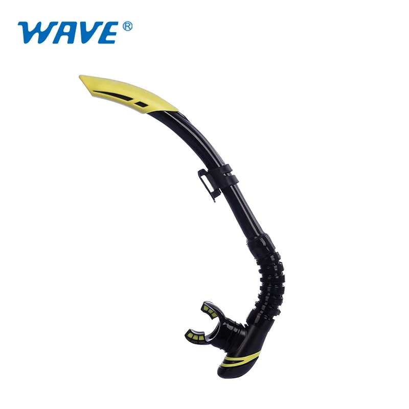 

Adjustable Center Snorkel with Holder Full Dry Silicone Diving Swimming Snorkel Breathing Tube