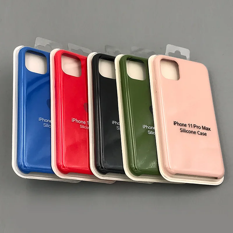 

Free Sample Luxury Original Silicone Phone Case Cover For Iphone 6 7 8 Plus X Xs Xr 11 12 pro max with Logo Cases, Multi