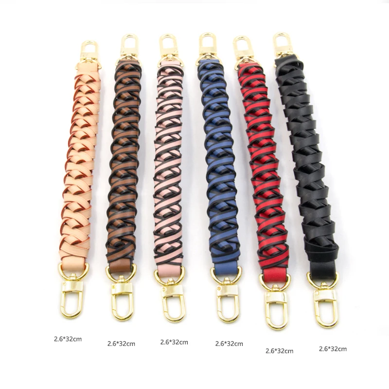 

Luxury Single Strap Shoulder Bag Parts Genuine Leather Luxury Handbag Handles, Mutilcolor