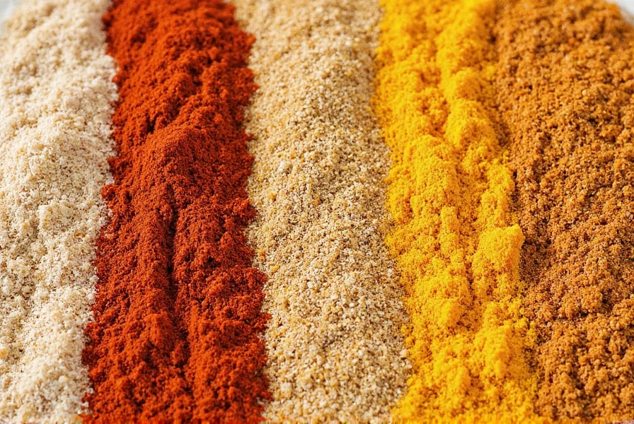 Close-up of cumin powder in a spoon
