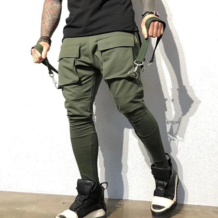 

Street Wear Harem pants mens cargo trousers, Black, red, green, dark gray