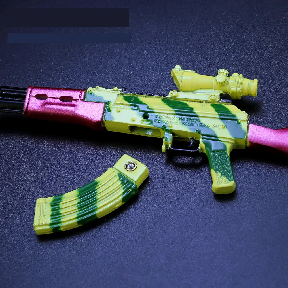 合金枪狙击步枪金属枪模型 akm,平底锅模型批发和定制精美礼品促销