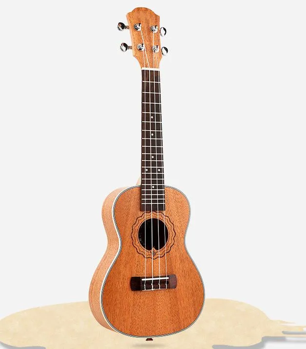 

Wholesale OEM/ODM mahogany ukulele  with arc-shaped back of the body for sale High quality Ukulele, Burlywood