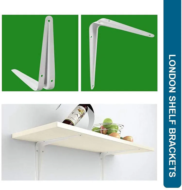 Lshaped Shelf Bracket Wall Mounted Shelves Support Heavy Duty Board Carriers Customized Colors