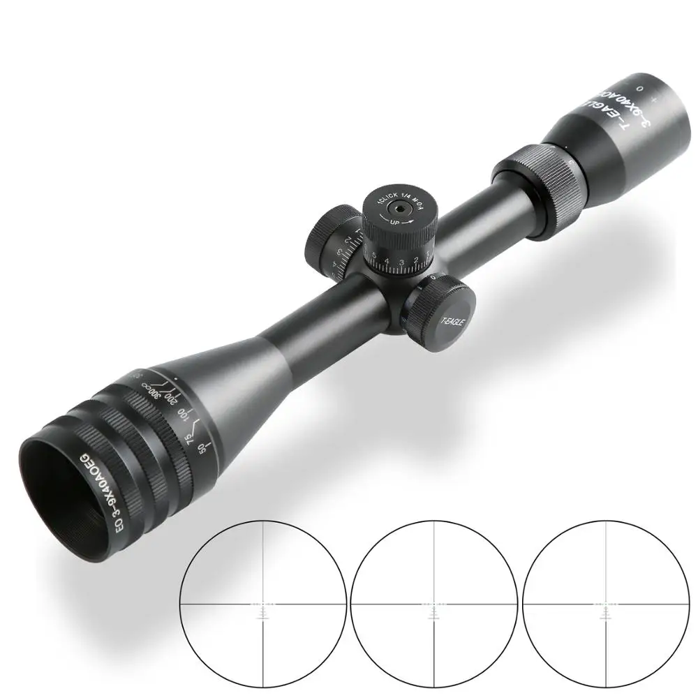 

T-Eagle EO 3-9X40 AOE KN Tactical Hunting scope hunter red dot for PCP Air gun sniper hunting Optics sight Riflescope shockproof