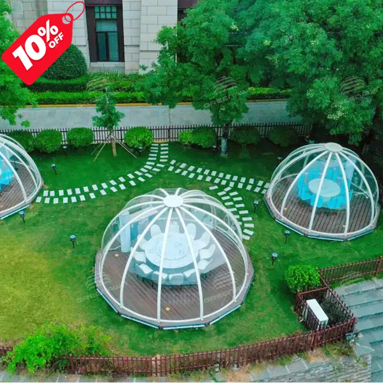 

DIY Outdoor Polycarbonate Cover Transparent Intelligent Rotating Star Room 3m x 2.4m