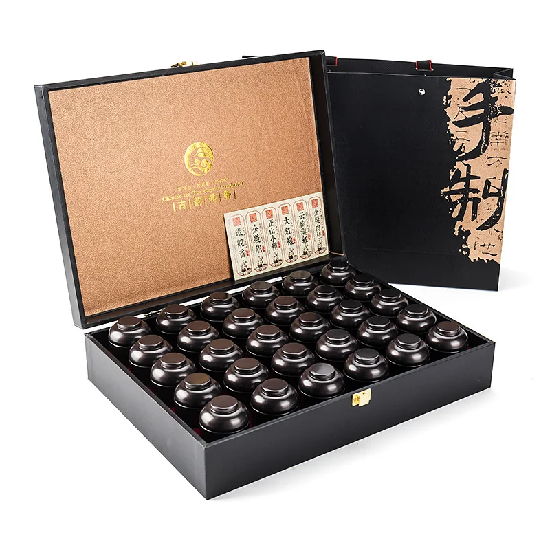 Star Packaging Tea Coffee Gift Cardboard Packaging Box With Tin Can Custom Metal Packaging Round Shape Tin Box Can