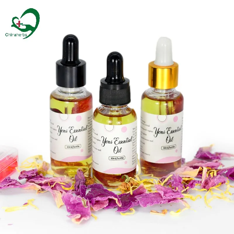 

Most popular yoni oil vagina organic natural massage tightening detox red tender essential oil with rose petals private label, Transparent