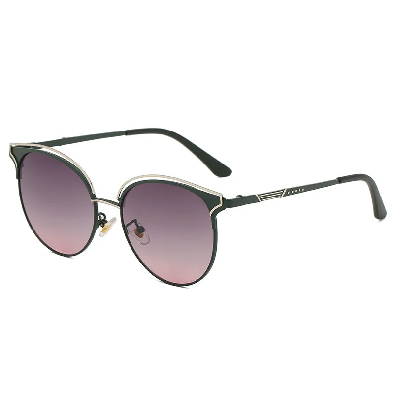 

MJ-0357 The New Fashion Trend In Current Street Snap Dazzle Colour Hd Lens Metal Fashion Sunglasses 2021